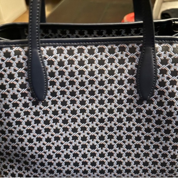 Kate Spade Navy and Black Geometric Tote - Picture 8 of 15